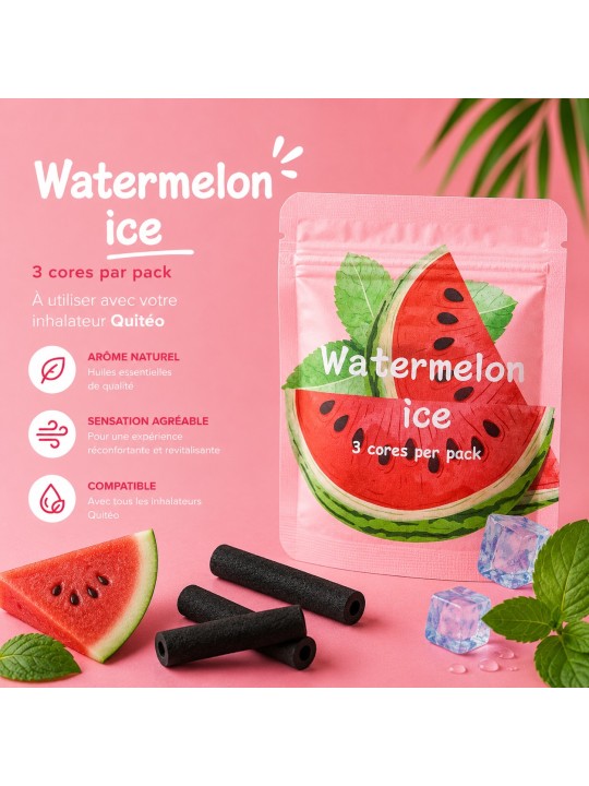 Recharge Quitéo Strawberry Ice - 3 Filtres Aromatiques Fraise Fraîche