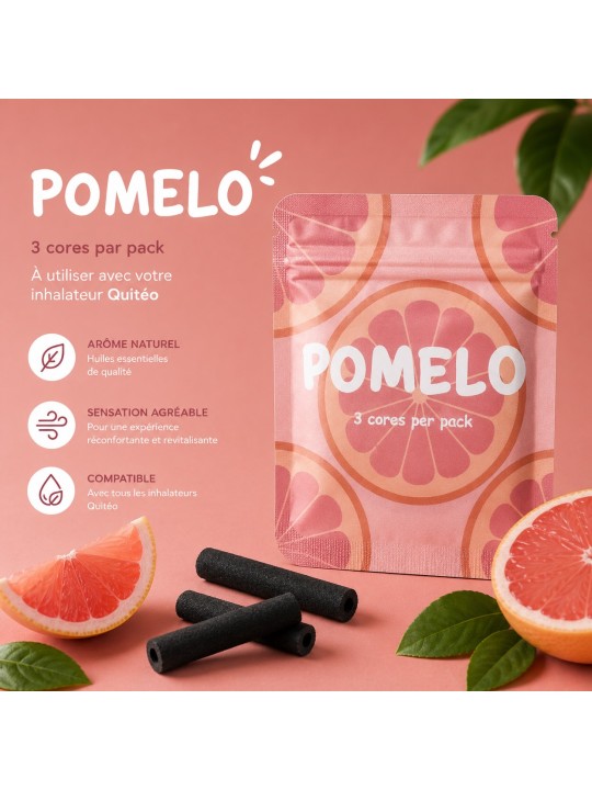 Recharge Quitéo Pomelo - 3 Filtres Aromatiques Pamplemousse Rose